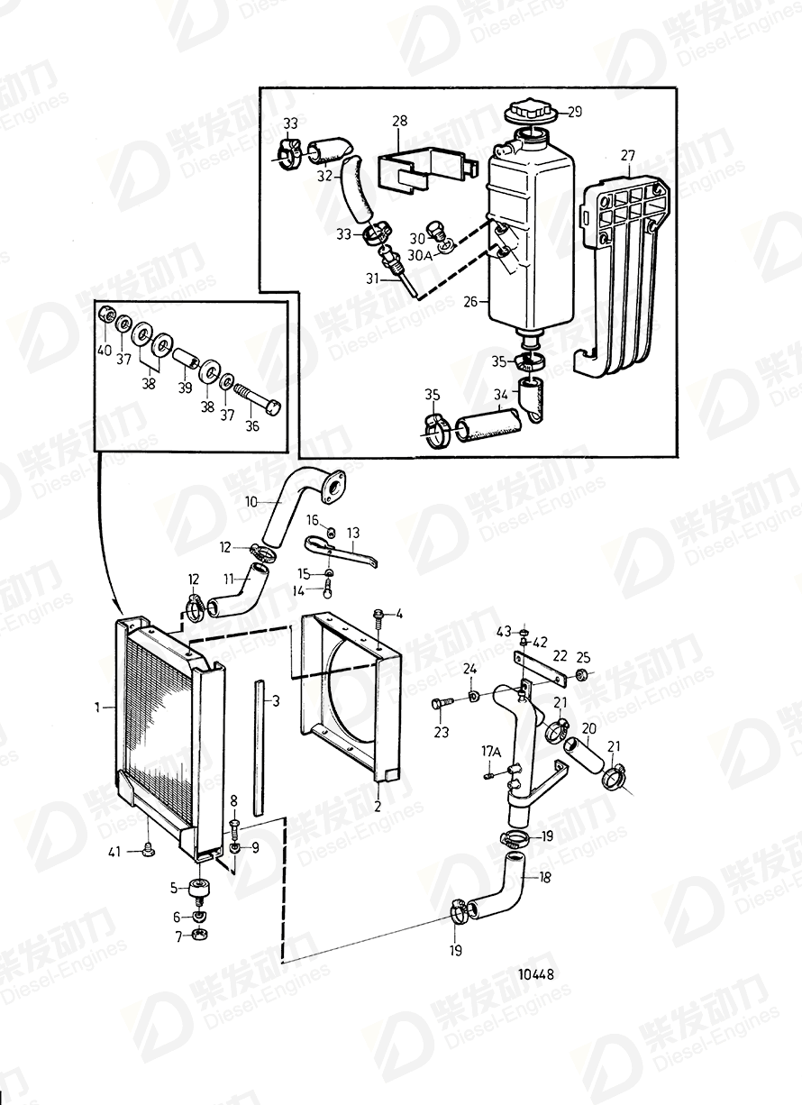 volvo penta Hose 848407 Drawing volvo penta Hose 848407 Drawing
